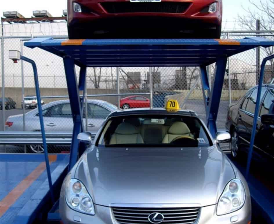甘肅蘭州俯仰式簡易升降立體車庫設(shè)備01.jpg