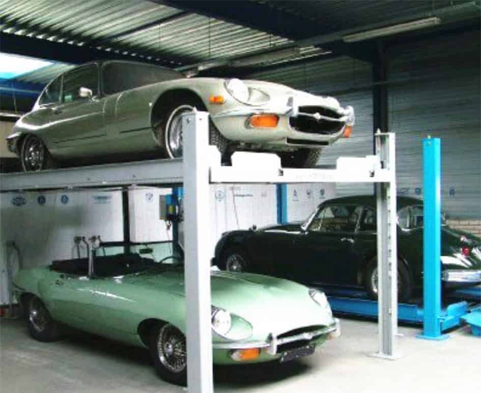 甘肅蘭州四柱簡易升降立體車庫設備02.jpg
