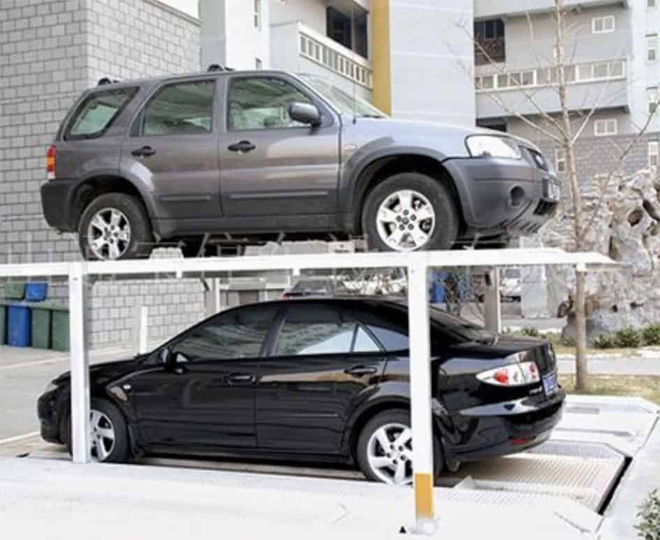 甘肅蘭州PJS2D1二層地坑簡易升降停車設備03.jpg