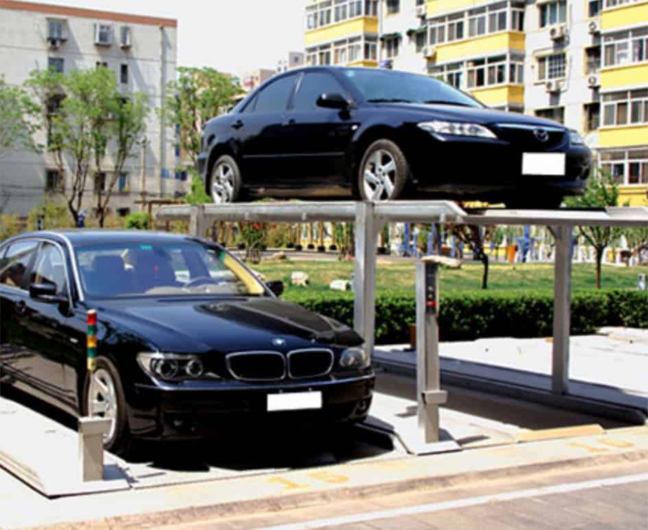 甘肅蘭州PJS2D1二層地坑簡易升降停車設備01.jpg