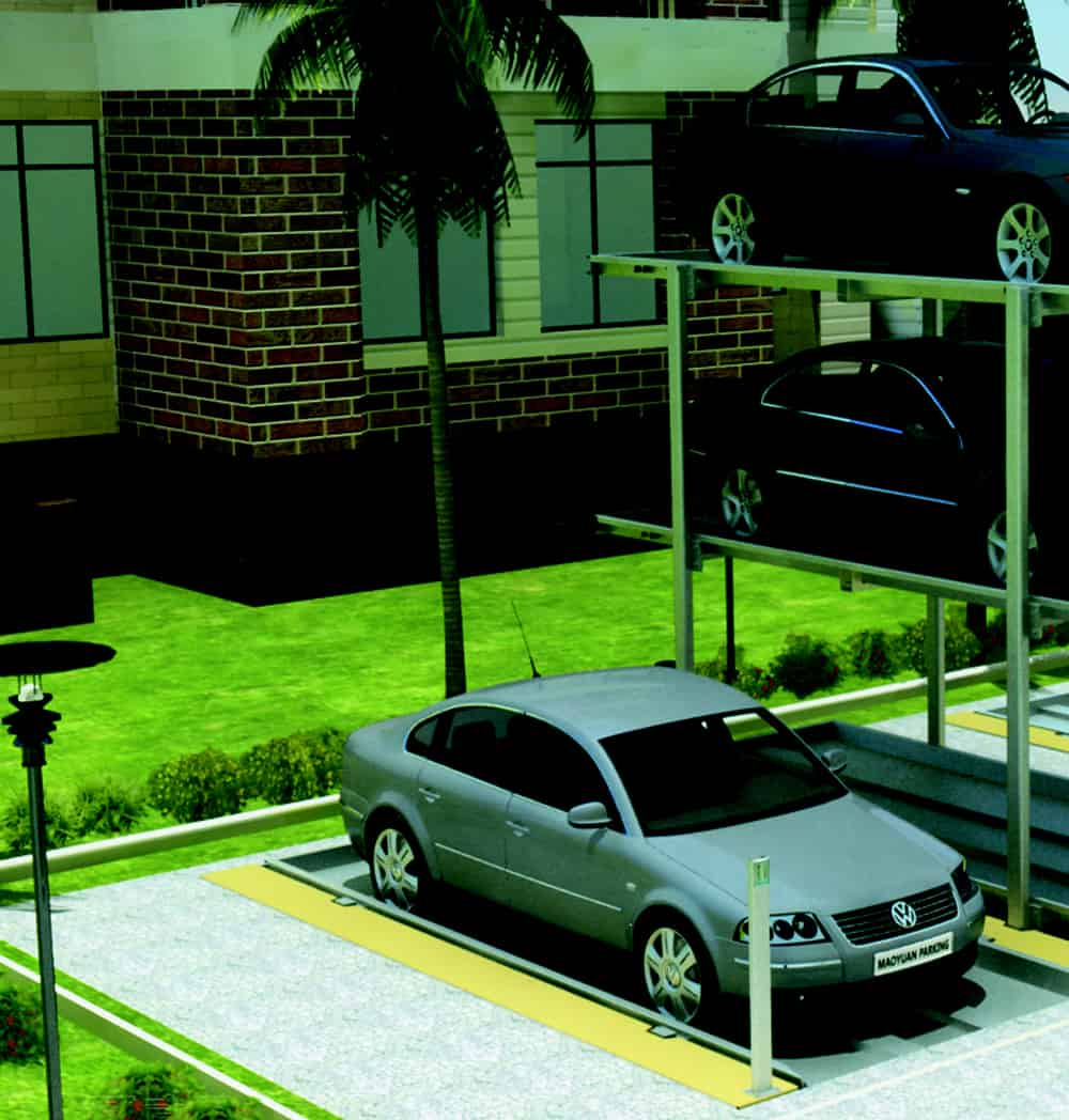 甘肅蘭州PJS2D1正一負一地坑簡易升降立體車庫設備圖片展示.jpg