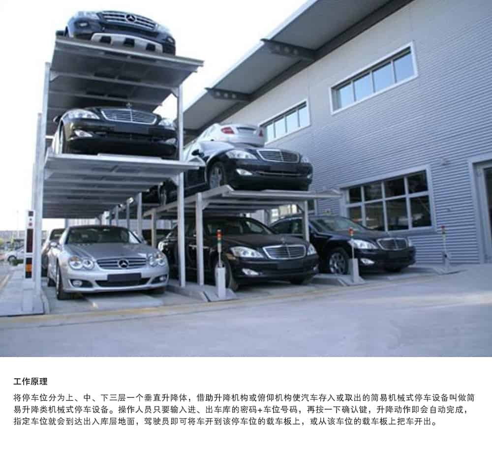 甘肅蘭州PJS3D2三層地坑簡易升降停車設備工作原理.jpg
