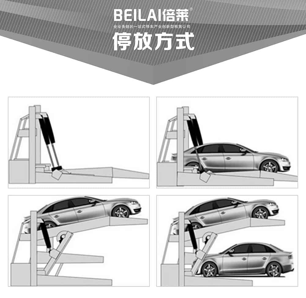 甘肅蘭州俯仰式簡易升降立體車庫設備停放方式.jpg
