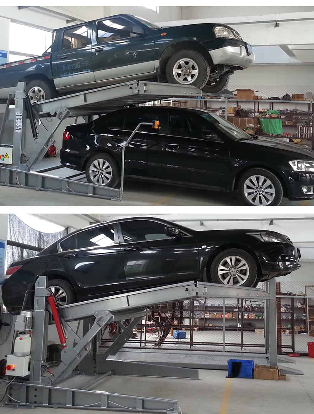 甘肅蘭州俯仰式簡易升降立體車庫設備展示.jpg