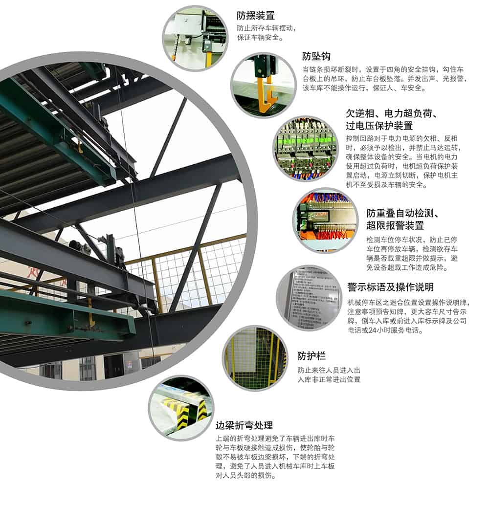 甘肅蘭州PSH9九層升降橫移立體車庫設備安全裝置.jpg