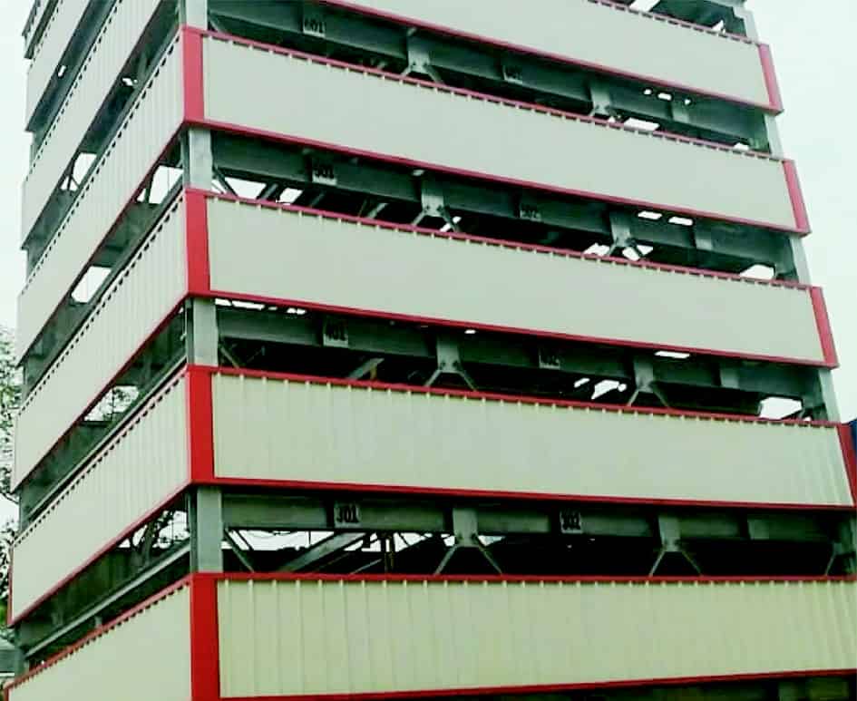 PSH7七層升降橫移立體車庫設備