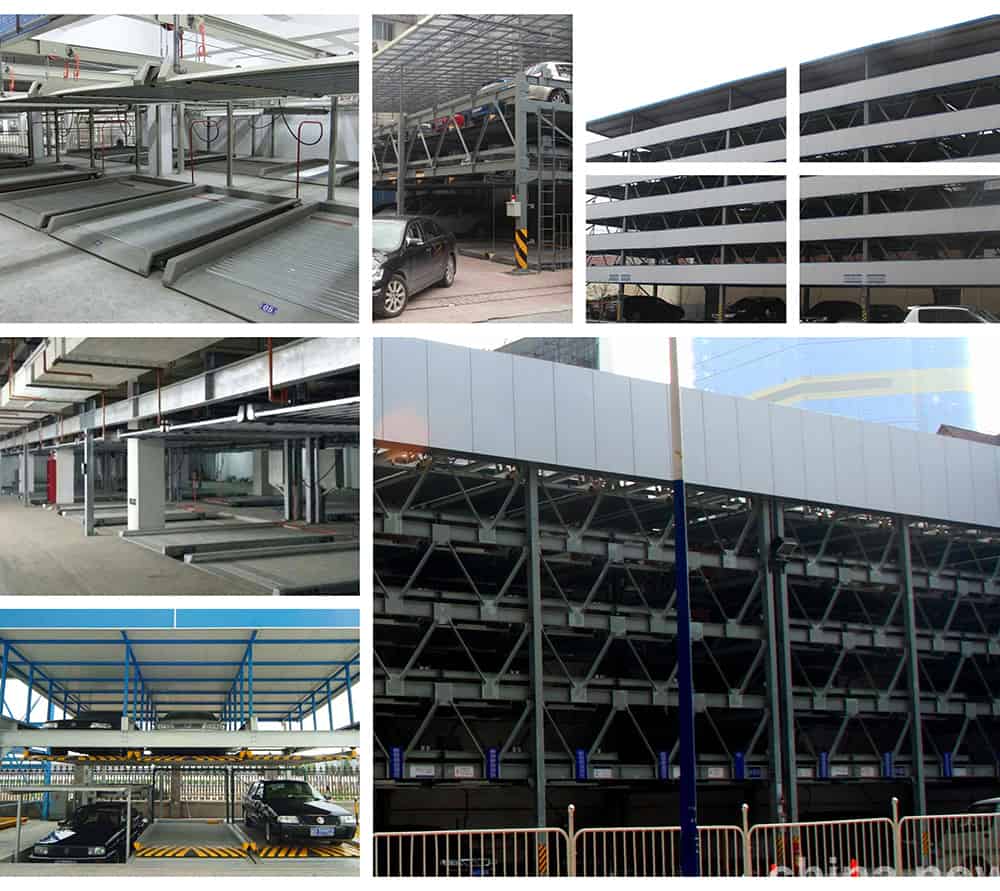 甘肅蘭州負二正二地坑式PSH4D2四層升降橫移立體車庫設備圖片展示.jpg