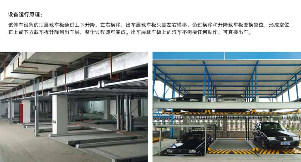 甘肅蘭州負二正二地坑式PSH4D2四層升降橫移立體車庫設備運行原理.jpg