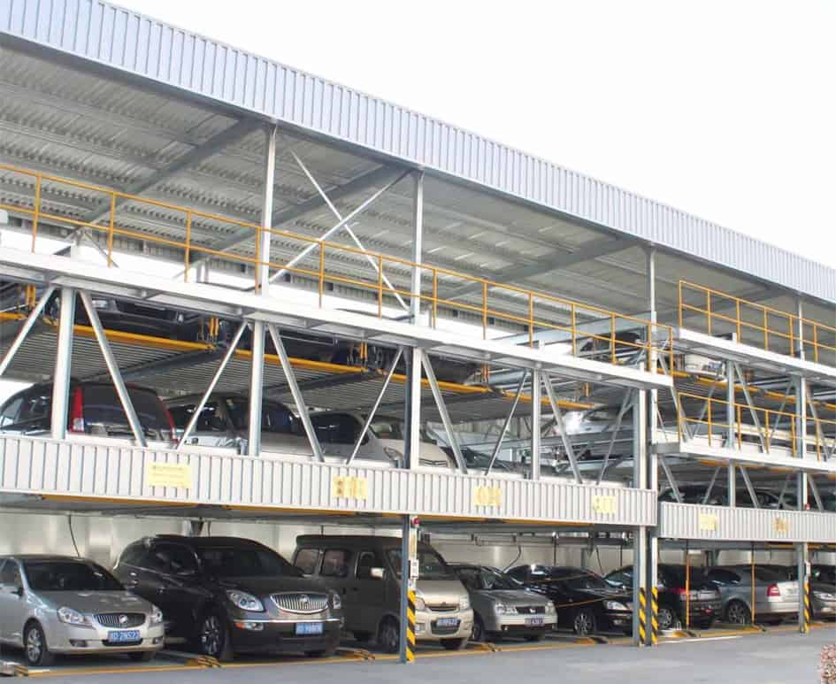 負二正二地坑PSH4D2四層升降橫移式立體車庫設備