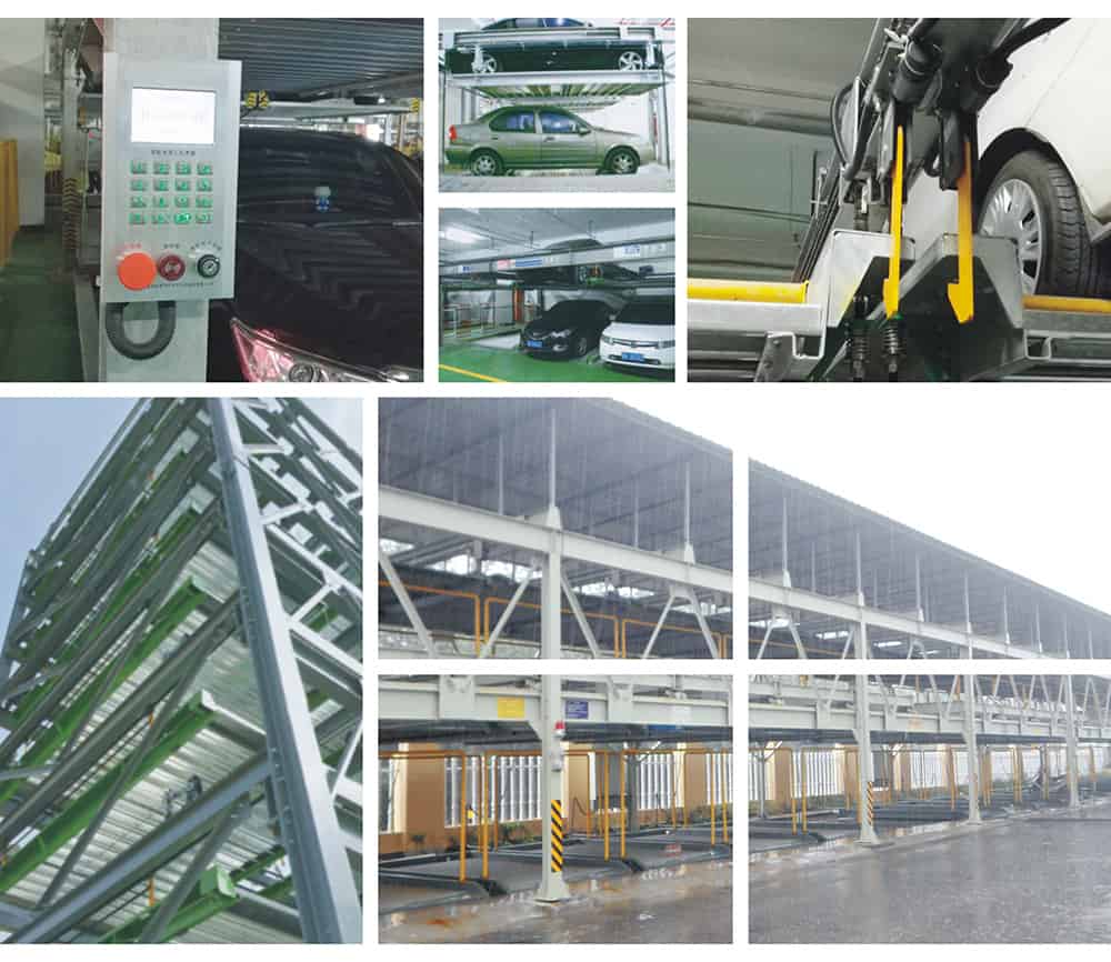 甘肅蘭州負一正二地坑PSH3D1三層升降橫移立體車庫設備圖片展示.jpg