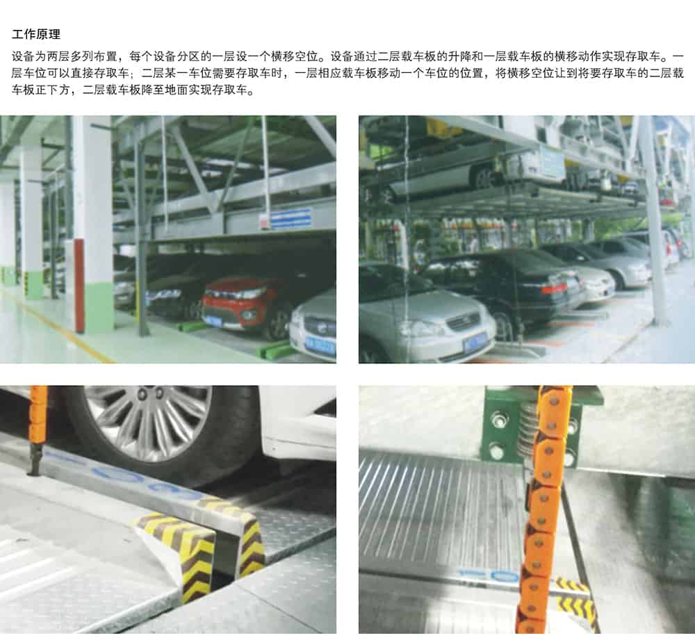 甘肅蘭州PSH2二層升降橫移立體車庫設備工作原理.jpg